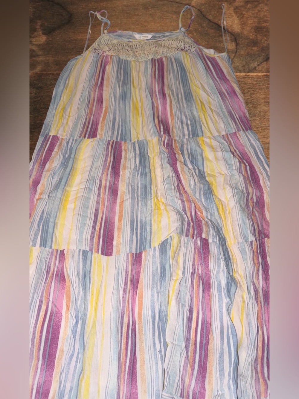 LC Lauren Conrad Multicolor Striped Maxi Dress